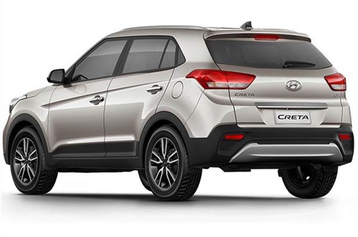 Hyundai Creta facelift spied in India